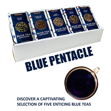 Blue Pentacle Selection of Five Enticing Blue Teas